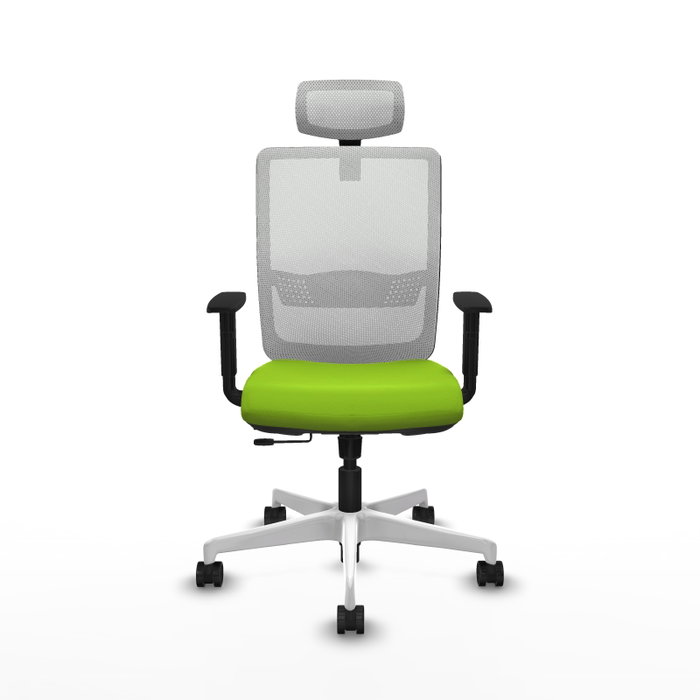 PIQUERAS Y CRESPO Silla de oficina Haches Pistacho y Blanco PIQUERAS Y CRESPO Silla de oficina Haches Pistacho y Blanco
