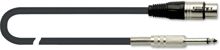 Quiklok Cable de Micrófono XLR a Jack Mono - PVC, 5 Metros