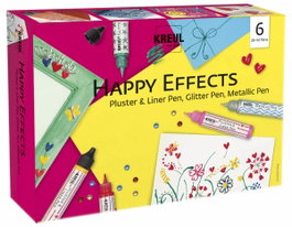 Kreul Set 6 Pens Efectos Felices Happy Effects