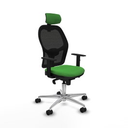 PIQUERAS Y CRESPO Silla de oficina Jorquera Verde y Negro