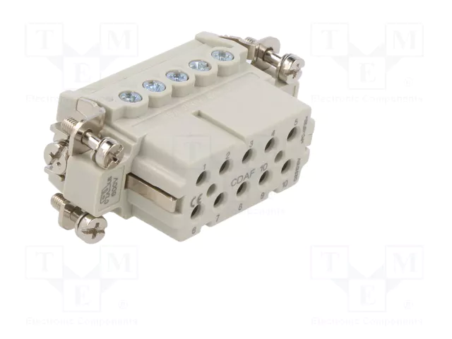 ILME CDAF10 Conector HDC Hembra de 10 Pines