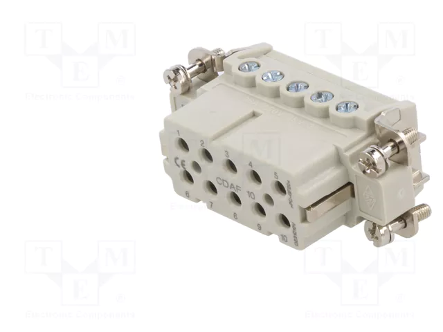 ILME CDAF10 Conector HDC Hembra de 10 Pines