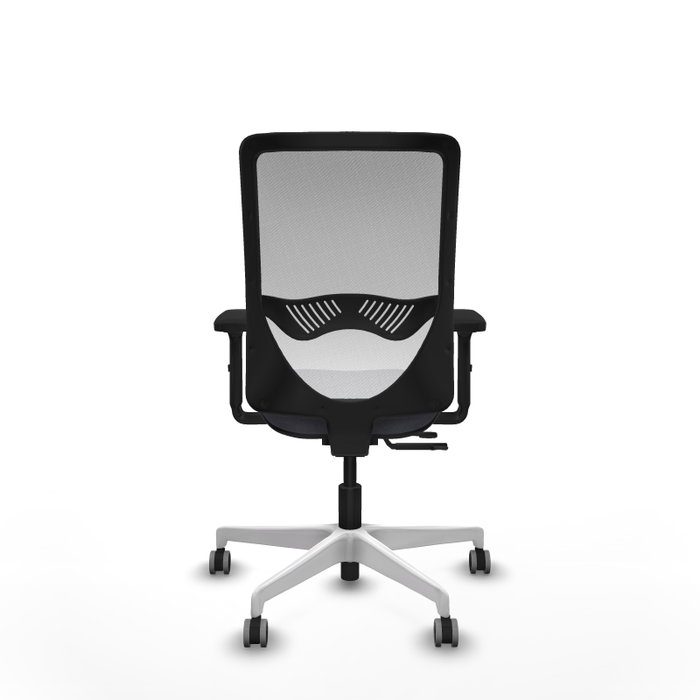 PIQUERAS Y CRESPO Silla de oficina Zulema con mecanismo Sincro/Traslack, Gris oscuro y Blanco PIQUERAS Y CRESPO Silla de oficina Zulema con mecanismo Sincro/Traslack, Gris oscuro y Blanco