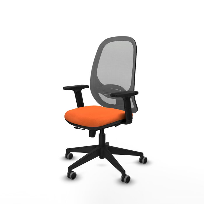 PIQUERAS Y CRESPO Silla de oficina Cilanco Naranja y Gris