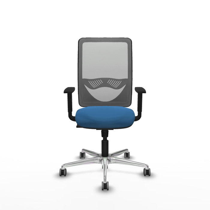 PIQUERAS Y CRESPO Silla de oficina Zulema con mecanismo Sincro, Azul claro y Gris PIQUERAS Y CRESPO Silla de oficina Zulema con mecanismo Sincro, Azul claro y Gris
