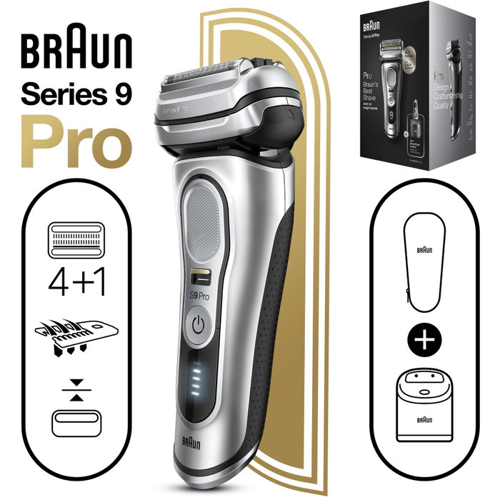 Braun Rasierer Series 9 9467cc Máquina de Afeitar Eléctrica de Láminas