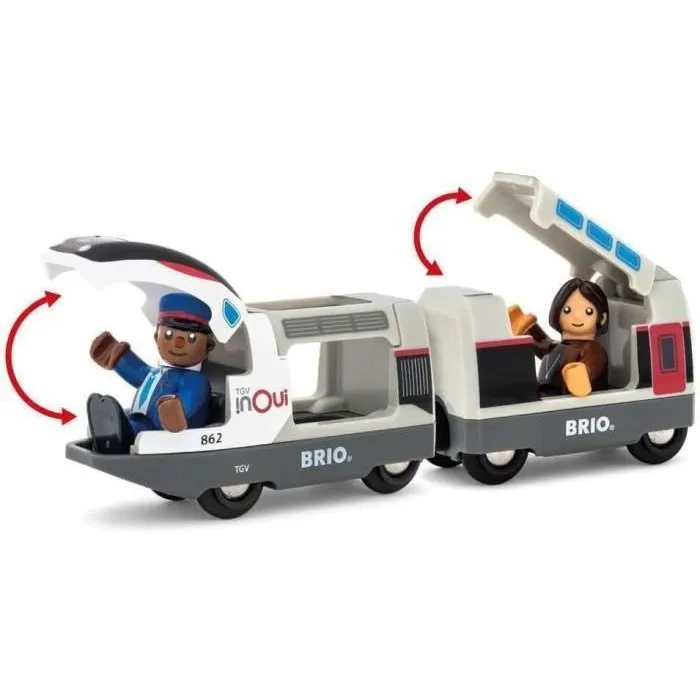Brio World Tren TGV INOUI SNCF Circuito de Madera RAV7312350360875
