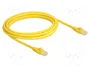 DeLOCK Cable Ethernet Cat.6a U/UTP Fast Tracing 3 m Amarillo