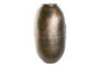 DKD Home Decor Jarrón de Aluminio Desgastado Dorado y Bronce Nadir