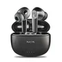 Ngs Artica Hush Auriculares Inalámbricos Bluetooth 5.3 con ANC, Autonomía 28h Total, Carga USB-C, Control Táctil, Negro