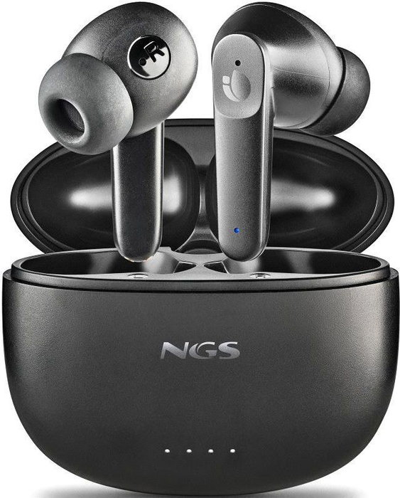 NGS Artica Hush Auriculares Bluetooth con ANC y ENC Negro