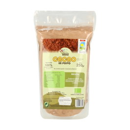 El Oro de los Andes Cacao en Polvo BIO sin Gluten sin Azúcar 250g