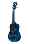 Kala Ukelele Soprano Serie Ukadelic Graphic Top Deep Blue