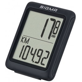Sigma Ciclocomputador BC 5.0 con Cable Negro - Funciones Distancia y Velocidad