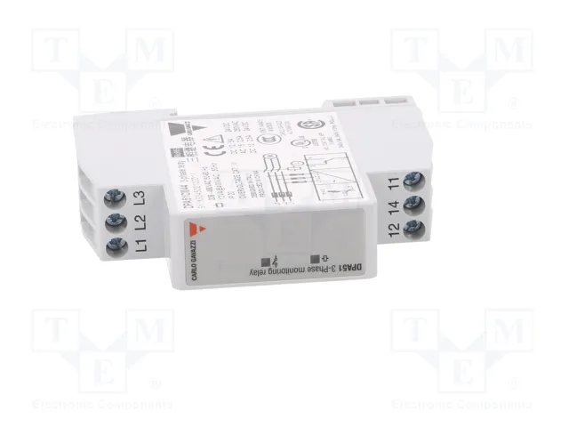 CARLO GAVAZZI DPA51CM44 Relé de monitorización de tensión trifásica CARLO GAVAZZI DPA51CM44 Relé de monitorización de tensión trifásica