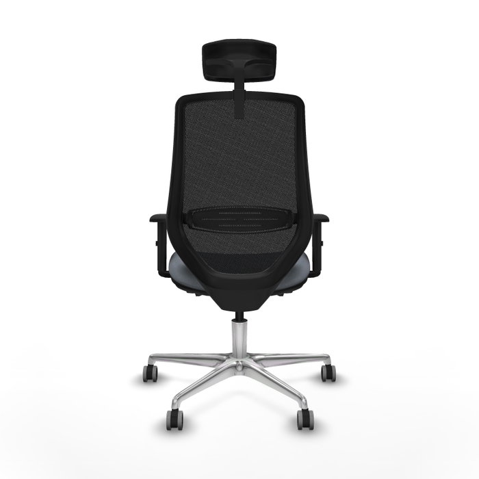 PIQUERAS Y CRESPO Silla de oficina Mardos con mecanismo Sincro/Traslack, Gris y Negro