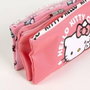Cerdá Estuche Portatodo Hello Kitty 3 Compartimentos Rosa
