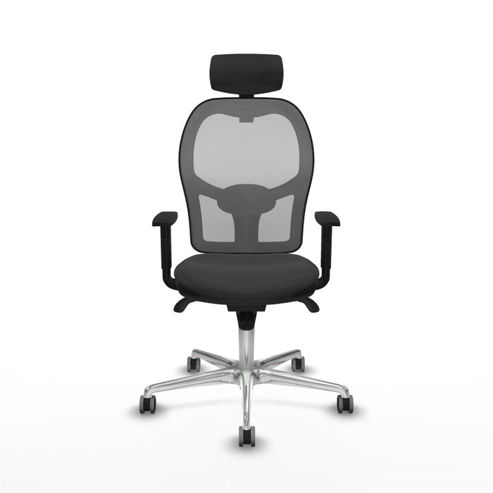 PIQUERAS Y CRESPO Silla de oficina Jorquera Gris con mecanismo Sincro