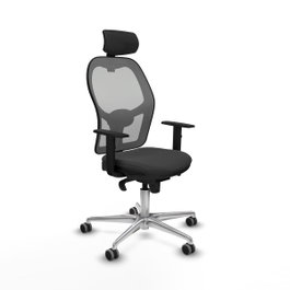 PIQUERAS Y CRESPO Silla de oficina Jorquera Gris con mecanismo Sincro