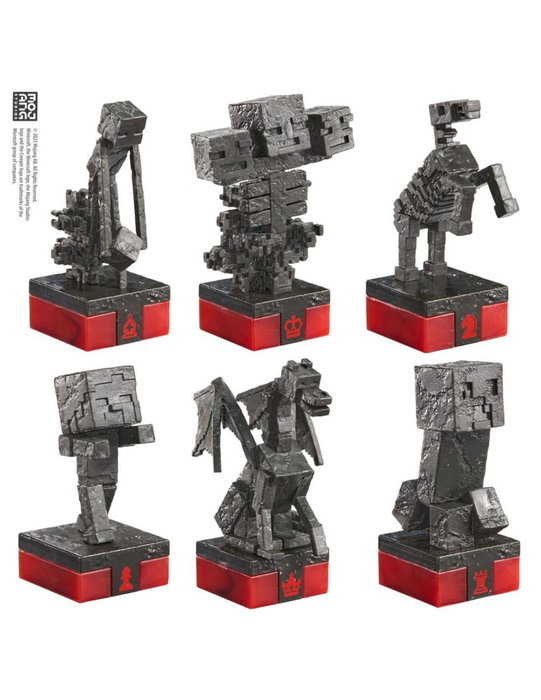 The Noble Collection Juego Mesa Ajedrez Minecraft 18 Pulgadas, 32 Piezas The Noble Collection Juego Mesa Ajedrez Minecraft 18 Pulgadas, 32 Piezas