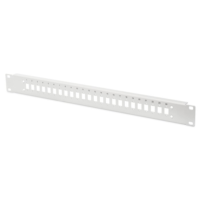 Digitus Panel Frontal de Acero para 24 Acopladores LC/DX - 24 Puertos, Color Blanco Digitus Panel Frontal de Acero para 24 Acopladores LC/DX - 24 Puertos, Color Blanco