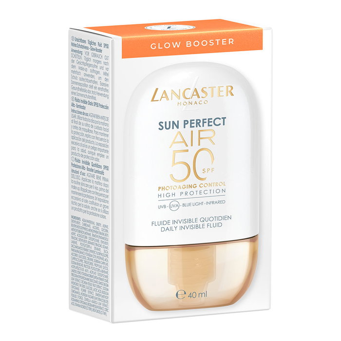 Lancaster Sun Perfect AIR Daily Invisible Fluid SPF50 Glow Booster - Fluido Protector Facial - 40 ml Lancaster Sun Perfect AIR Daily Invisible Fluid SPF50 Glow Booster - Fluido Protector Facial - 40 ml