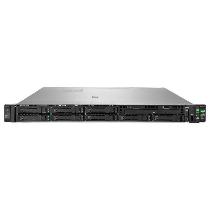 HP Enterprise ProLiant DL360 Gen12 Server, 1U Rack, Intel Xeon 6515P 16 núcleos 2.4 GHz, 64 GB DDR5 RAM, 2 x 480 GB SSD, HPE MR408i-o RAID, 2 x 1000W