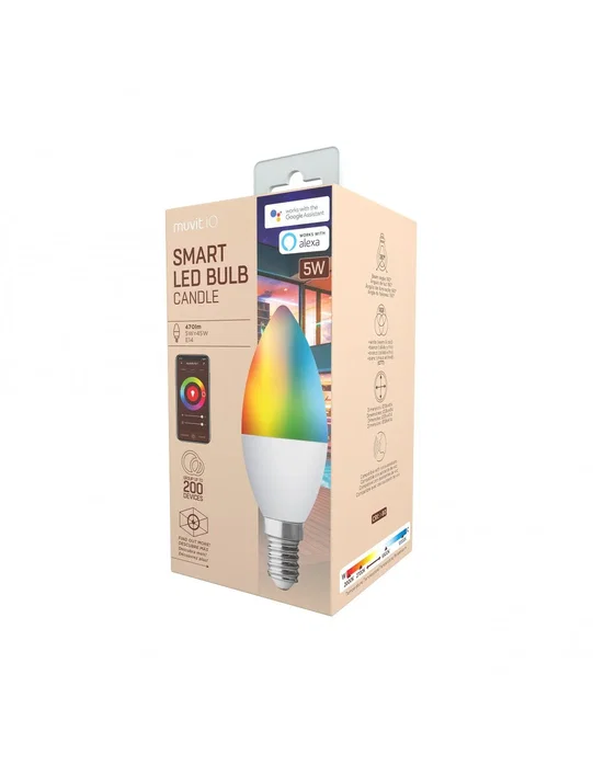 Muvit Bombilla Inteligente iO Vela E14 RGB 5W