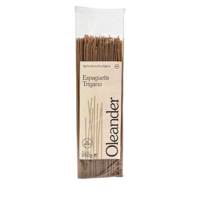OLEANDER Espaguetis de Trigo Integral Bio Sin Gluten Vegano 250g OLEANDER Espaguetis de Trigo Integral Bio Sin Gluten Vegano 250g