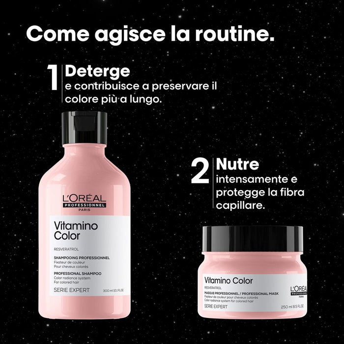 L'Oréal Professionnel Paris Vitamino Color Estuche: Champú 300 ml + Mascarilla 250 ml