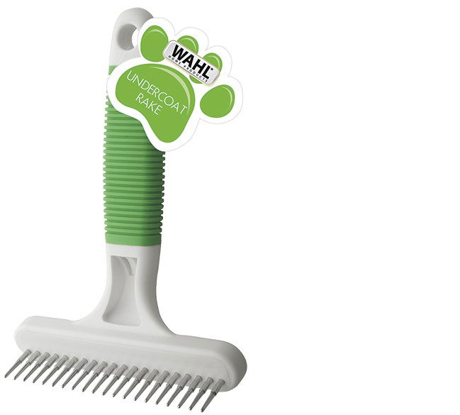 Wahl 858457-016 Rastrillo de Pelo para Mascotas - Elimina Enredos y Brillo para Pelajes Medios y Doble Largo