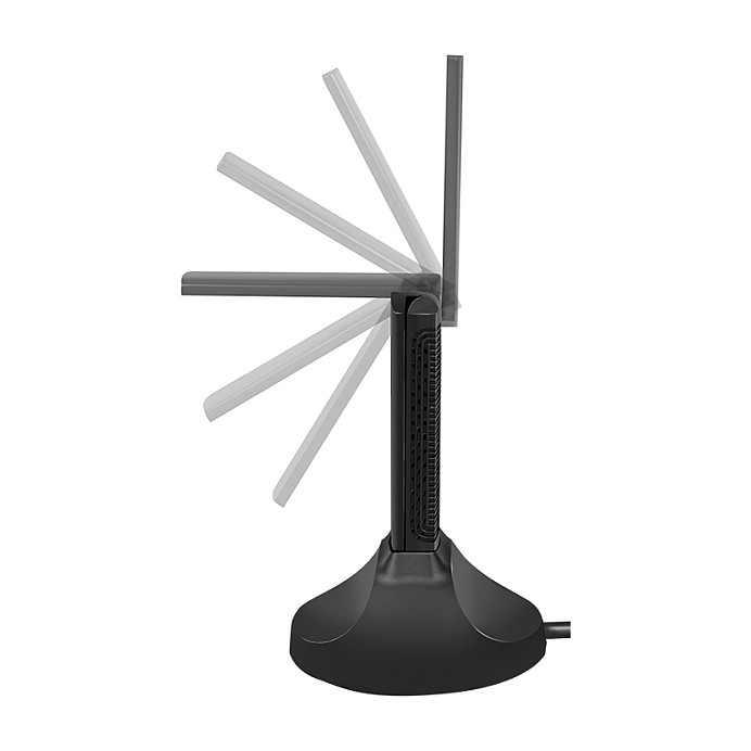LogiLink Adaptador WLAN USB 1900Mbps 2T2R con base WL0247 Negro