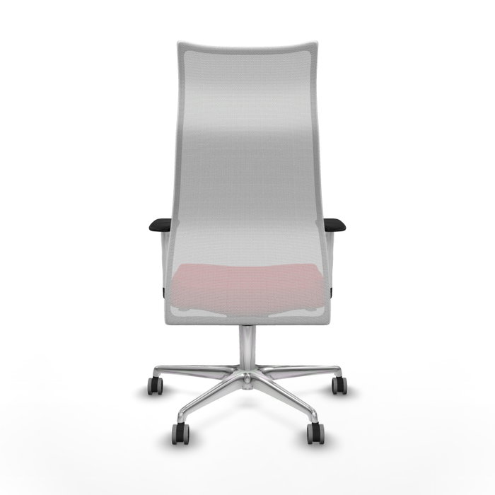 PIQUERAS Y CRESPO Sillón Albacete con Mecanismo Sincro, Rojo y Blanco