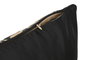 DKD Home Decor Cojín Jaquard Dorado y Negro Gold23