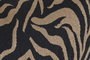 DKD Home Decor Cojín Jaquard Dorado y Negro Gold23