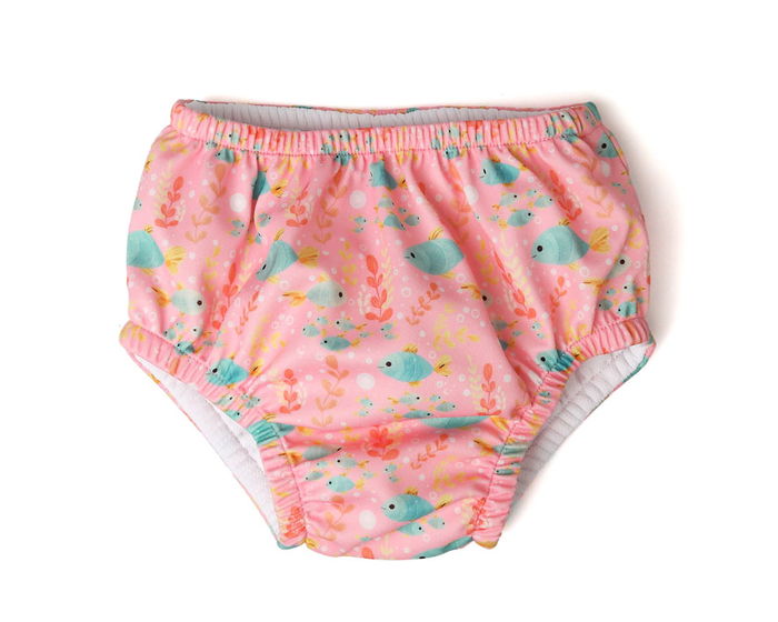 KioKids Bañador Pañal Rosa Con Protección Upf50+, Ocean Dreams, 100% Poliéster Reciclado, Talla 24 Meses KioKids Bañador Pañal Rosa Con Protección Upf50+, Ocean Dreams, 100% Poliéster Reciclado, Talla 24 Meses