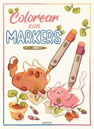 Colorear con markers, Olga Ortiz - MONTENA