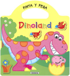 SUSAETA EDICIONES Pinta y pega - Dinoland 4