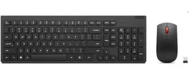 Lenovo 4X31N50739 Combo Teclado y Ratón Inalámbrico RF QWERTY Español Completo (100%) Negro con Receptor Nano USB Incluido