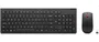 Lenovo 4X31N50739 Combo Teclado y Ratón Inalámbrico RF QWERTY Español Completo (100%) Negro con Receptor Nano USB Incluido