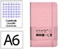 Antartik Cuaderno Tapa Dura A6 Hojas Cuadricula Rosa Pastel 100 Hojas 80 Gr Fsc