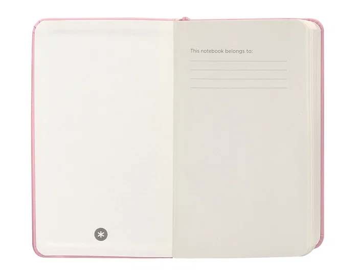 Antartik Cuaderno Tapa Dura A6 Hojas Cuadricula Rosa Pastel 100 Hojas 80 Gr Fsc