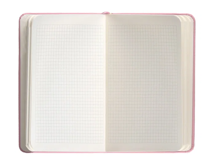 Antartik Cuaderno Tapa Dura A6 Hojas Cuadricula Rosa Pastel 100 Hojas 80 Gr Fsc