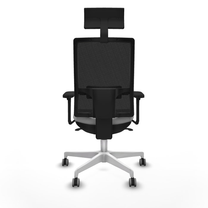PIQUERAS Y CRESPO Silla de oficina Horna con mecanismo Sincro, Gris claro y Negro PIQUERAS Y CRESPO Silla de oficina Horna con mecanismo Sincro, Gris claro y Negro