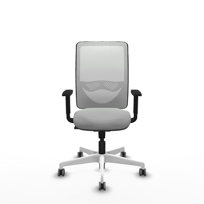 PIQUERAS Y CRESPO Silla de oficina Zulema Gris claro y Blanco PIQUERAS Y CRESPO Silla de oficina Zulema Gris claro y Blanco
