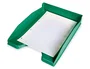 Q-connect Bandeja sobremesa plástico verde opaco 240x70x340 mm