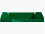 Q-connect Bandeja sobremesa plástico verde opaco 240x70x340 mm
