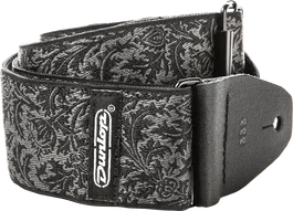 Dunlop Correa Guitarra/Bajo Jacquard Black Thistle