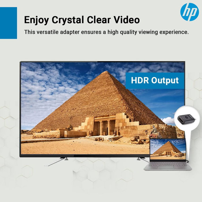 HP Adaptador DisplayPort a HDMI de 1,4 m F3W43AA HP Adaptador DisplayPort a HDMI de 1,4 m F3W43AA