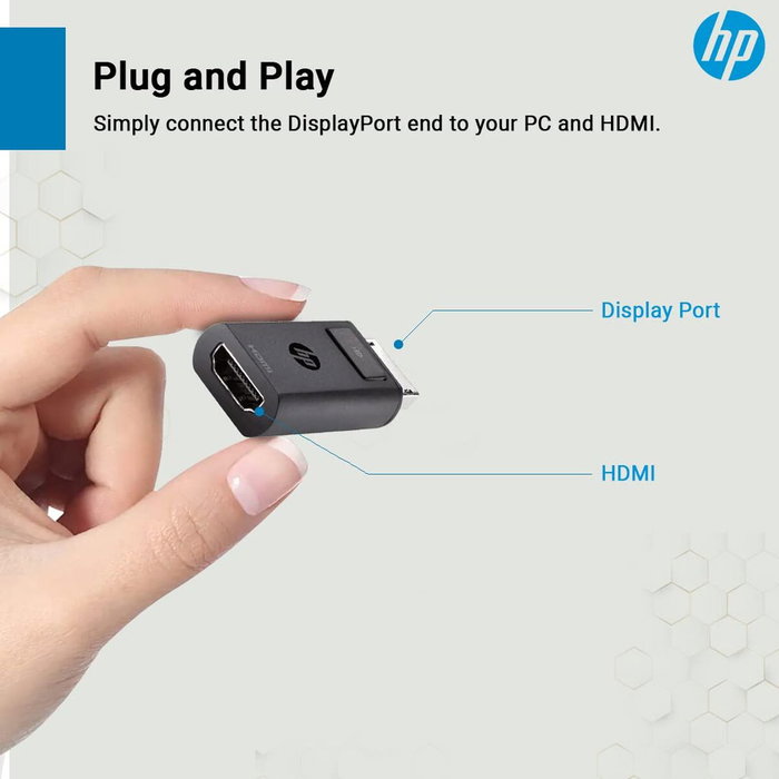 HP Adaptador DisplayPort a HDMI de 1,4 m F3W43AA HP Adaptador DisplayPort a HDMI de 1,4 m F3W43AA